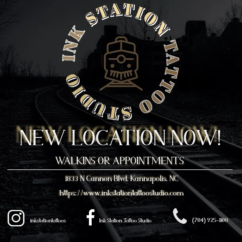 Ink Station Tattoo Studio — Tattoo and piercing shop in Kannapolis